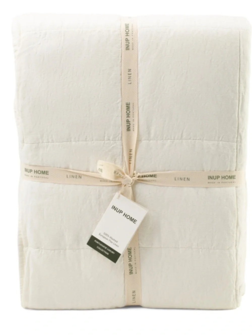 INUP HOME Linen Comforter With Cotton Backing